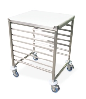 עגלה 8 מסלולים לתבנית 2/1+משטח עליון ג'90 ס"מ