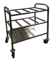 עגלה תבלינים ל-24 תבניות 1/6 (מתאים לכל הגבהים) כולל מדף תחתון  מבצע- BMC