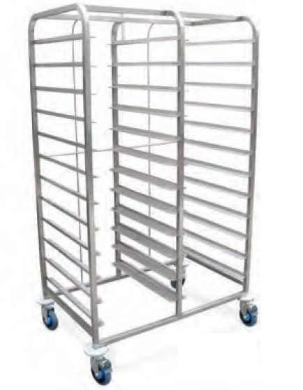 עגלה 12 מסלולים כפול ל-48 מגש 45.5*35.5 ס"מ 3