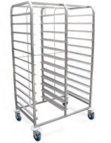 עגלה 12 מסלולים כפול ל-48 מגש 45.5*35.5 ס"מ