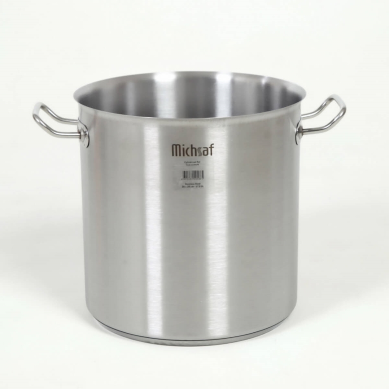 סיר נירוסטה בינוני 60 גובה 35 ס"מ 98 ליטר אינדוקציה מכסף 3