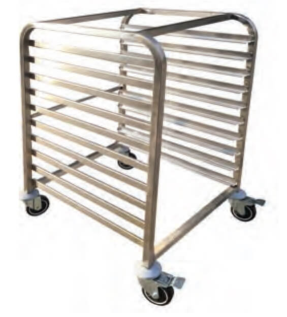 עגלה נמוכה 9 ( 10 ) מסלולים לתבנית 2/1 ( 588*671 ג-1000 מ"מ )- BMC 3