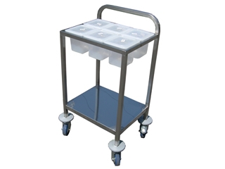 עגלה תבלינים ל-6 תבניות 1/6+מדף תחתון (מתאים לכל הגבהים) 3