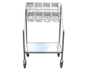 עגלה סכום ומגשים ל-8 תבנית 1/4 (מתאים לכל הגבהים) 3