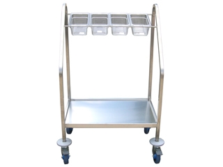 עגלה סכום ומגשים ל-4 תבנית 1/4 (מתאים לכל הגבהים)-BMC 3