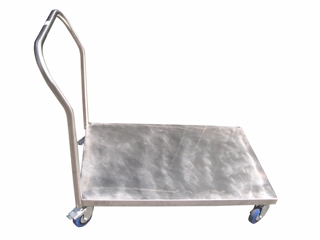 עגלה משא מנירוסטה 65/95 + ידית בגובה 90 ס"מ 3