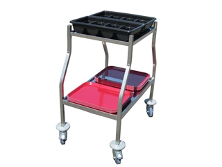 עגלה סכום ומגשים 2 קומות (מידות 55/48 ג-85 ) 3