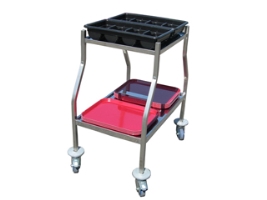 עגלה סכום ומגשים 2 קומות (מידות 55/48 ג-85 )