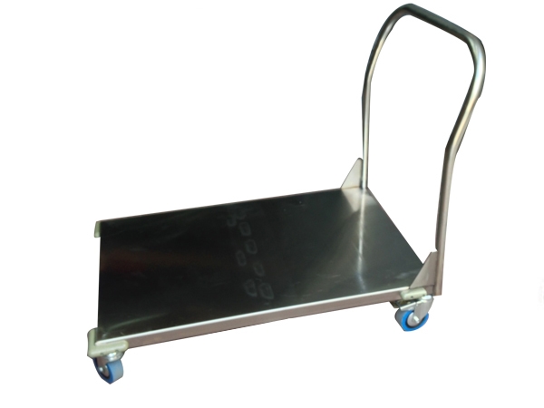 עגלה משא מנירוסטה 50/70 + ידית בגובה 90 ס"מ 3