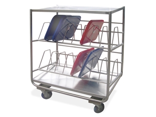 עגלה נירוסטה לייבוש מגשי אוכל 93/55 גובה 130 ס"מ B-M 3