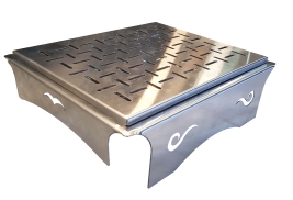 מעמד חימום נירוסטה לגריל גחלים WAVE לגסטירונום 1/2