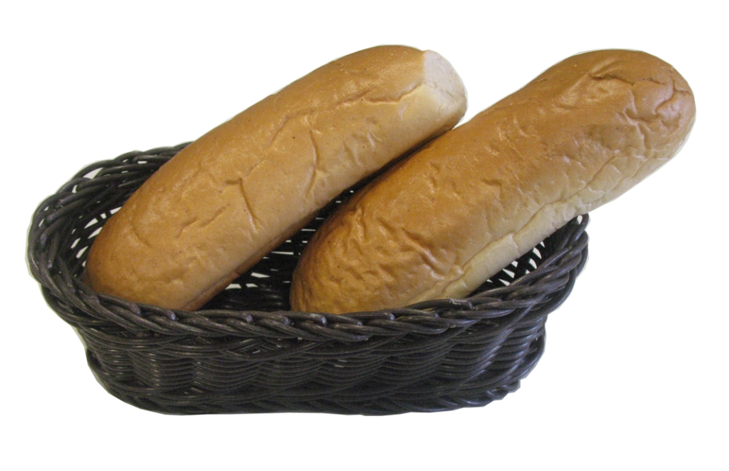 סלסלה ללחם מחוזקת דמויי קש חום כהה אובל 12/23 גובה 8 ס"מ  BDOB10-508 3