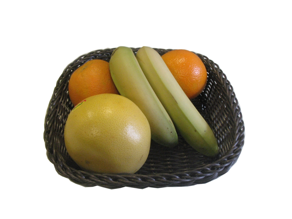 סלסלה ללחם מחוזקת דמויי קש חום כהה מרובעת 24/24 גובה 7 ס"מ 3