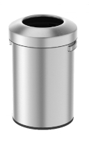 פח נירוסטה 90 ליטר ראש מעוגל מהודר HD