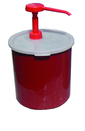 מיכל אחסון(קרלייל 030201)+משאבה 2.4 ליטר חום 3