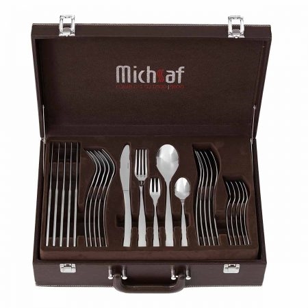 מערכת סכו"ם 60 חלקים מאיה במזוודה 3