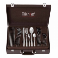 מערכת סכו"ם 60 חלקים מאיה במזוודה