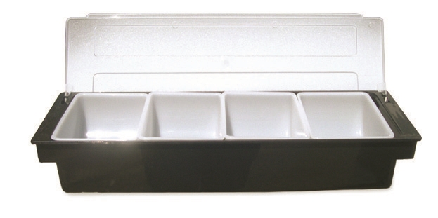 דיספנסר לבר 4 תאים שחור שקוף 3