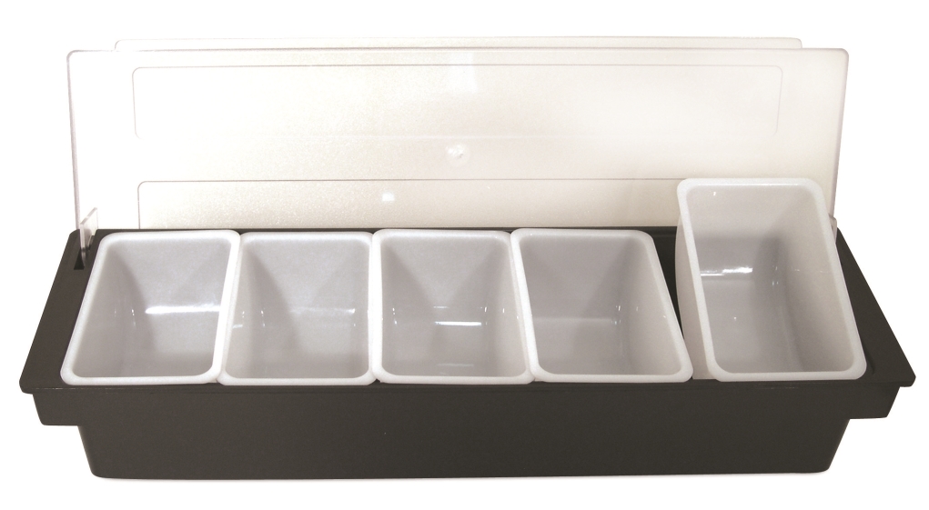 דיספנסר לבר 5 תאים שחור שקוף 3