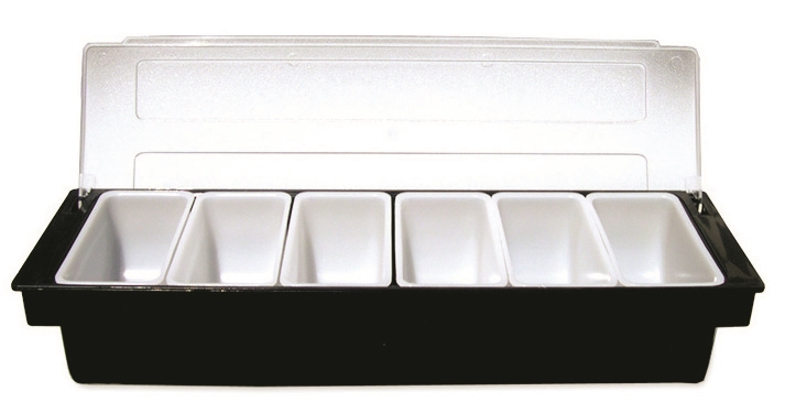 דיספנסר לבר 6 תאים שחור שקוף 3