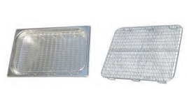 רשת לכבד נירוסטה פנימי 1/1+רגליות (לצלייה  בתוך גסטרונום 1/1 )