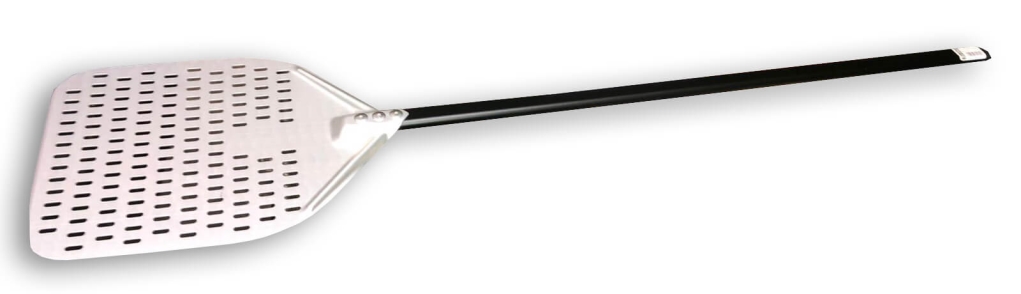 כף פיצה מלבן חריצים 35/40 אלומיניום אנודייז ידית אלומ' אורך כללי 120 ס"מ BMETAL 3