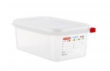 תבנית פוליפרופילן 1/4/100  (2.8 ליטר)+מכסה אטום ARAVEN 3