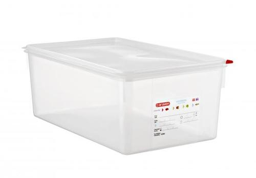 תבנית פוליפרופילן 1/1/200 25 ליטר+מכסה אטום ARAVEN 1/6 3