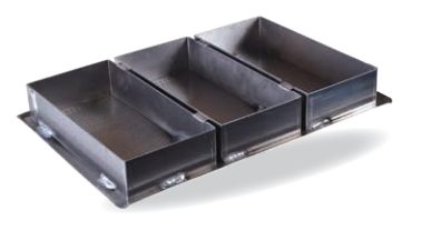 תבנית/מגש לחם  "ארומה" 40/60 חלוקה ל 3