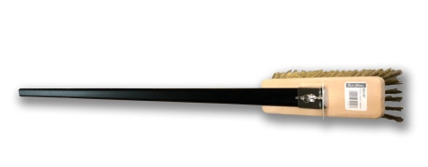 מברשת לתנור /טאבון פיצה סיבי נחושת 126 ס"מ BMETAL 7