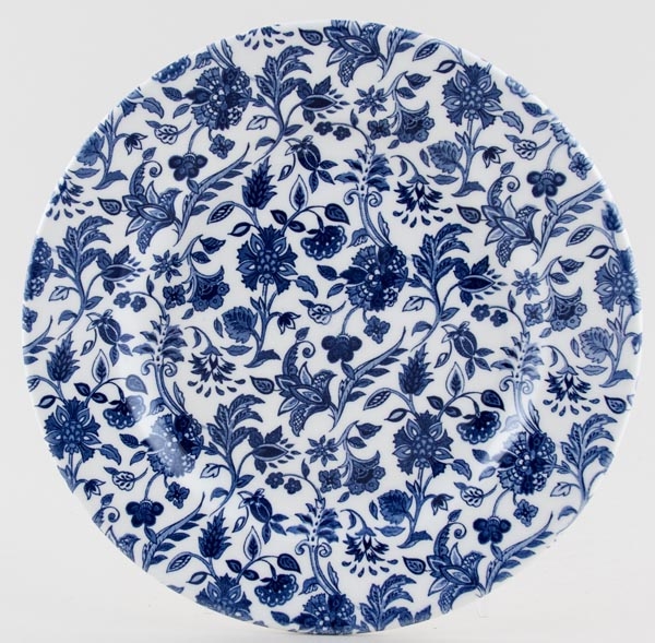 צלחת 26 ס"מ פרח רטרו כחול CHURCHILL ANTIQUE FLORAL 3