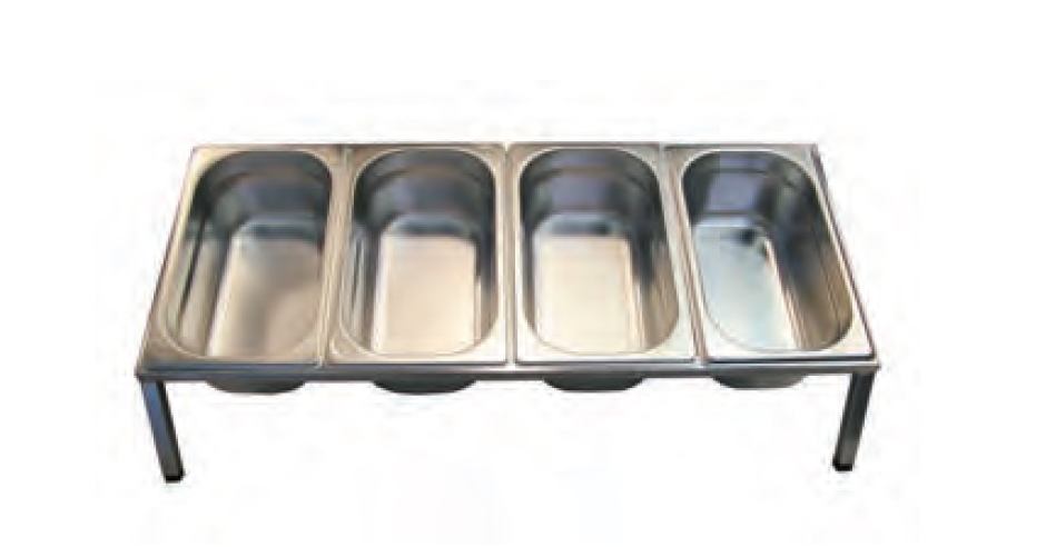 סטנד לתבניות מתקן נירוסטה 50 ס"מ 3