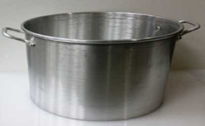 סיר אלומיניום קוטר 30 נמוך 13 ליטר (ג-18.5 ס"מ) + מכסה תוצרת הארץ 3