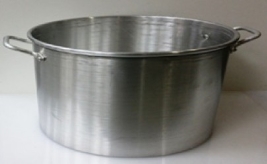 סיר אלומיניום קוטר 48 נמוך 51.5 ליטר (ג-28.5 ס"מ) + מכסה תוצרת הארץ