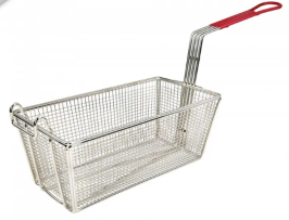 סל טיגון/רשת צ'יפסר  32/16/14 ס"מ ידית אדומה