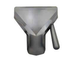 כף לצ'יפס פלסטיק ידית ימנית