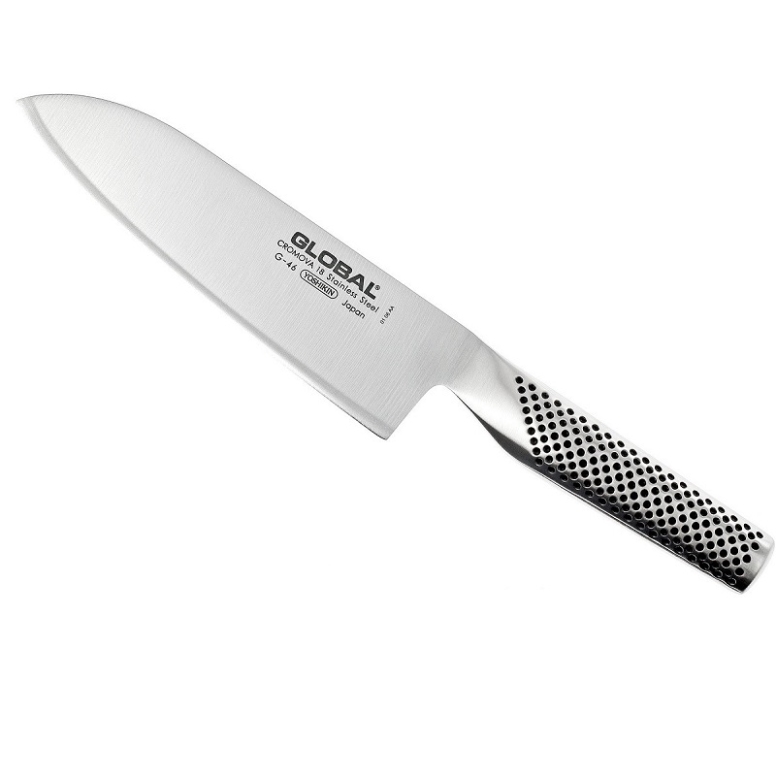 סכין סנטוקו 18 ס"מ חלק GLOBAL 3