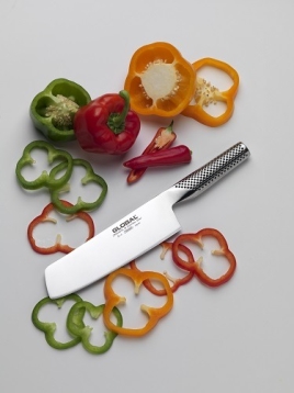 סכין נקירי/קופיץ ירקות 18 ס"מ GLOBAL 5