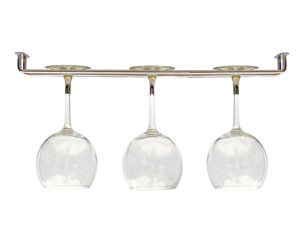 מתלה  כוסות בר ניקל 40 ס"מ 3