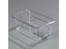 תבנית פוליקרבונט שקוף 1/4/100 (16.2/26.5 ג-10 ס"מ)(2.5 ליטר) ECONOMY