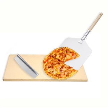 כף פיצה אלומיניום קטן 30/30 ידית עץ קצרה באורך 30 ס"מ 5