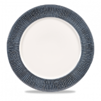 צלחת 22 ס"מ(8) שוליים כחול מוברש CHURCHILL Bamboo Spinwash Mist