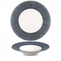 צלחת פסטה 28 ס"מ כחול מוברש CHURCHILL Bamboo Spinwash Mist