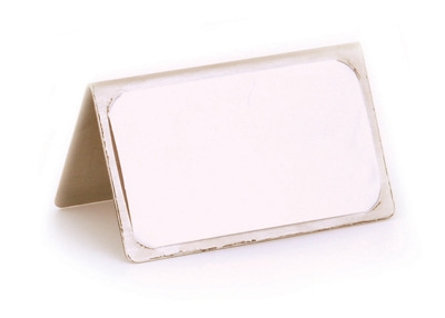 מעמד U לכרטיס/מספר גובה  6/10 ס"מ נירוסטה  KM(MCH 3