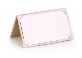 מעמד U לכרטיס/מספר גובה  6/10 ס"מ נירוסטה  KM(MCH