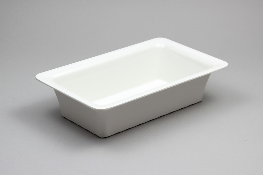 גסטרונום סלים מלמין לבן 1/4 גובה 65 מ"מ EFAY 3