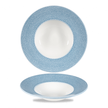 צלחת פסטה 28 ס"מ צדף(11) כחול CHURCHILL Isla Spinwash Ocean Blue 3