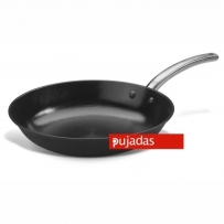 מחבת ברזל 28 ס"מ טפלון ידית נירוסטה PUJADAS STEEL PRO