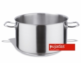 סיר נירוסטה בינוני 30 גובה 18 ס"מ 12.7 ליטר PUJADAS INOX PRO
