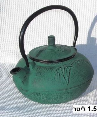 קומקום תה 1.5 ליטר יציקה ירוק  ציפוי אמייל פנימי D-1.5L/9903 3